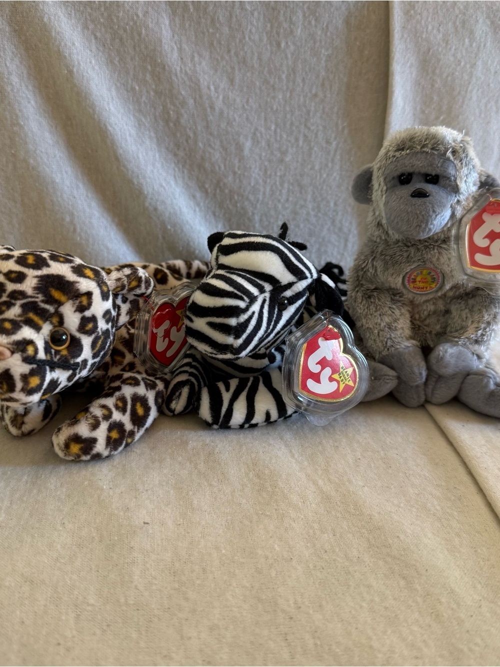 Ty Zebra Beanie Baby Plush - Black & White